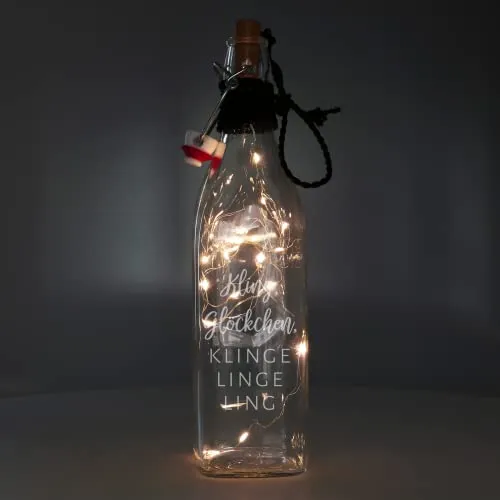 Lumière de bouteille Hiver Sonnette