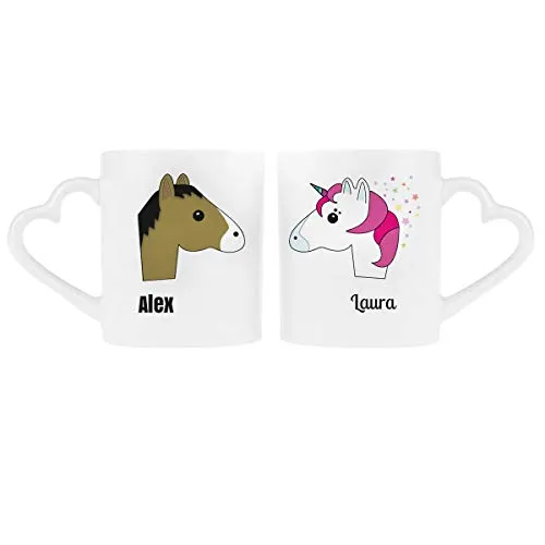 Mugs partenaires - Cheval et licorne