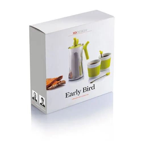 Early Bird - Presse à café et tasses