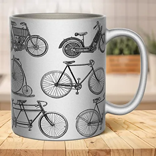 Tasse en métal - Bicyclette