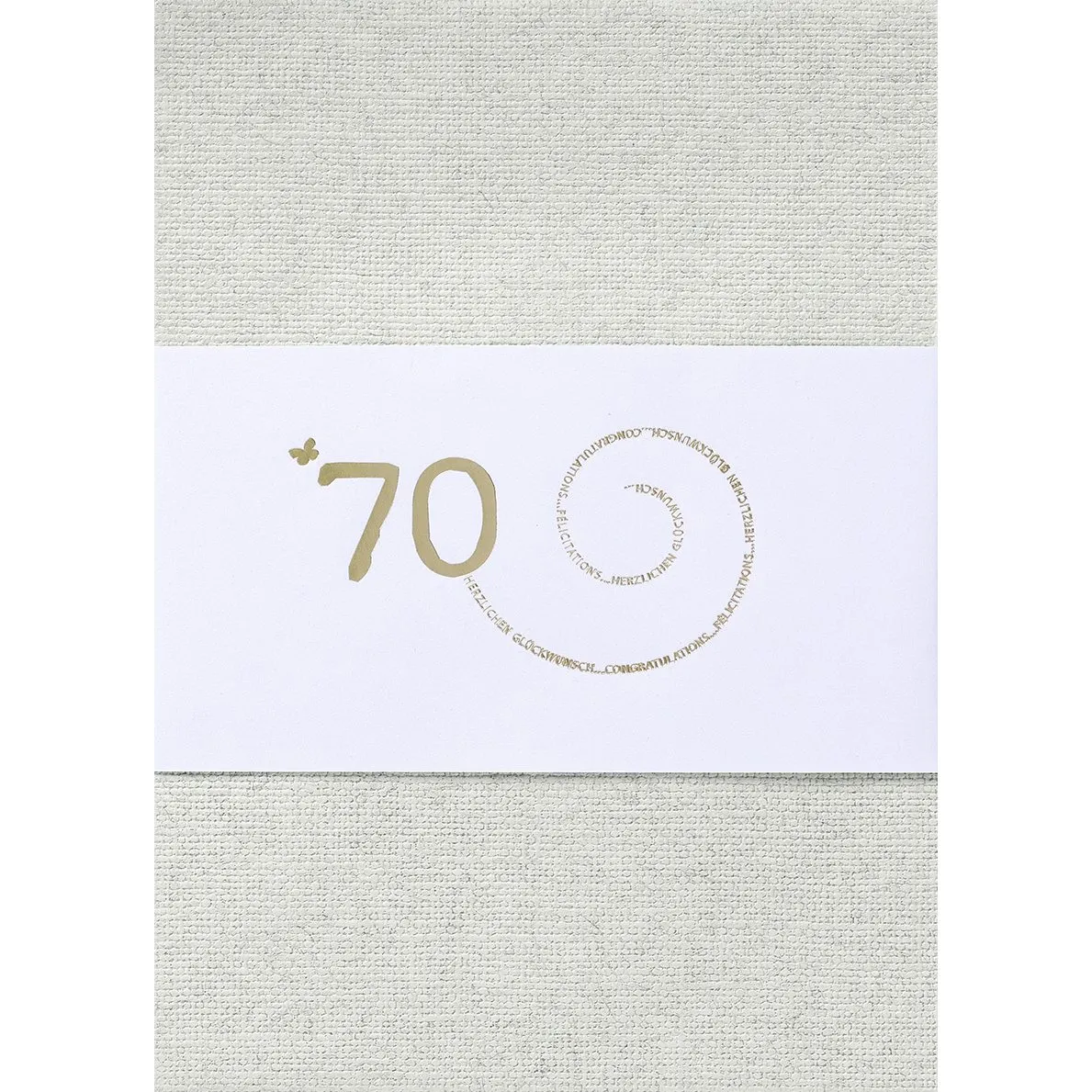 Carte d'anniversaire Lumière de papier - 70