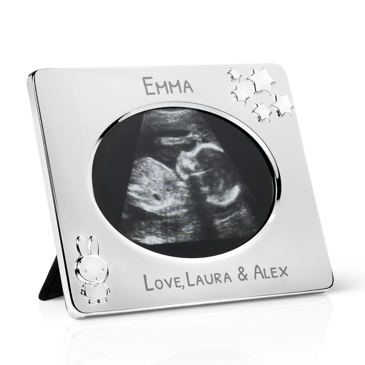 Cadre photo à ultrasons Lapin Miffy avec gravure
