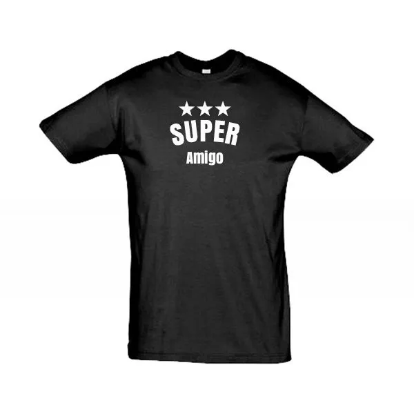 T-shirt homme Super noir-XL