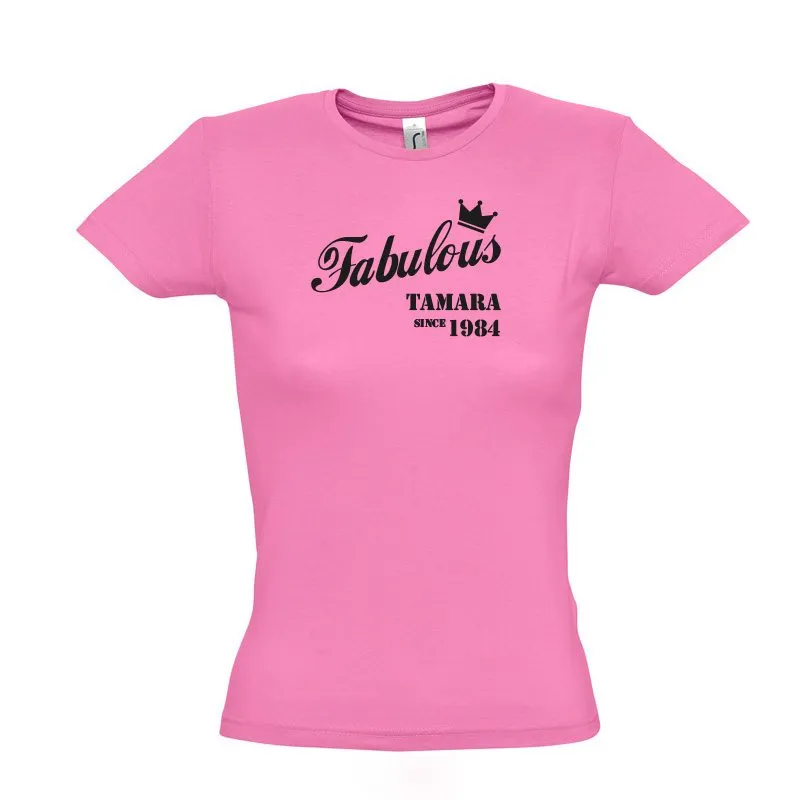 T-shirt femme Fabulous rose-S