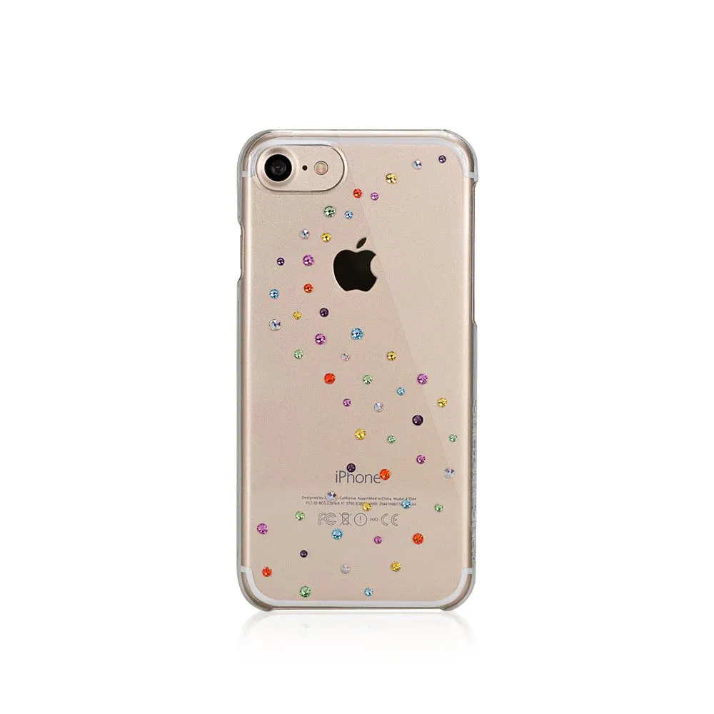 Étui de protection pour iPhone 7 "Cotton Candy" avec cristaux Swarovski®.