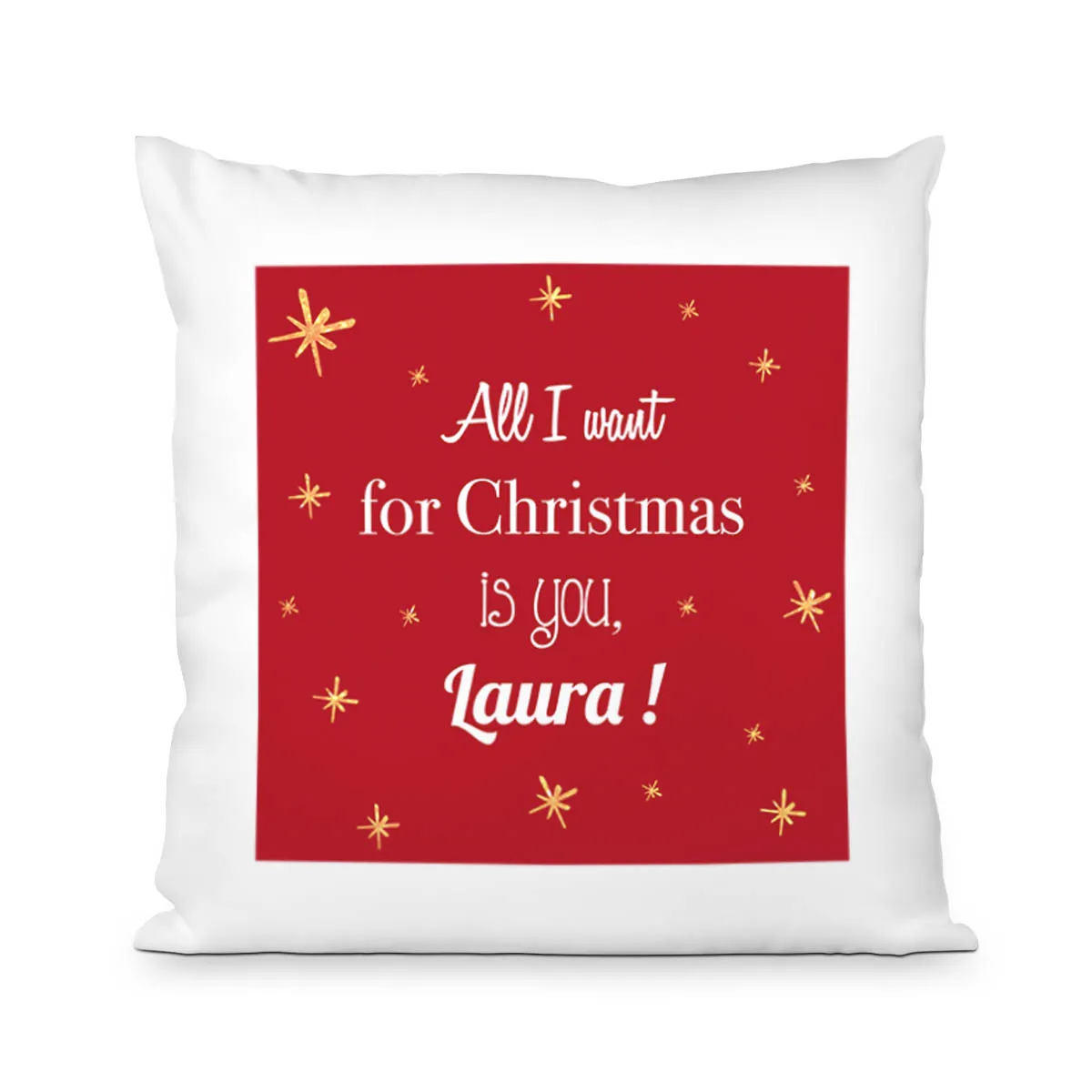 Coussin personnalisable - All I want for Christmas
