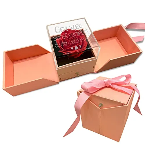Boîte à bijoux Rose - Amoureux