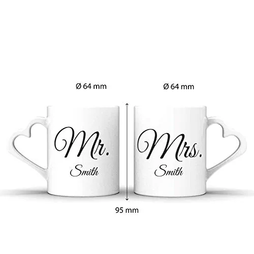  Mugs partenaires avec nom | Mr. &amp; Mrs