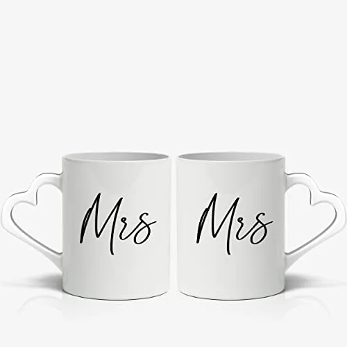2 tasses à café - Mrs and Mrs