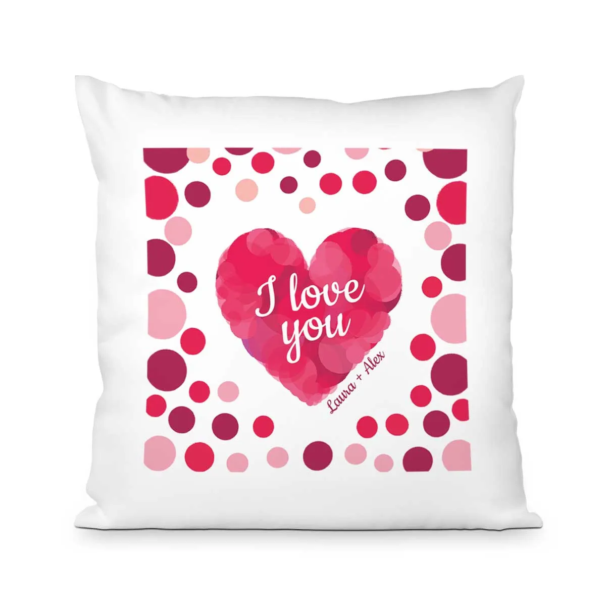 Coussin personnalisable - I Love You