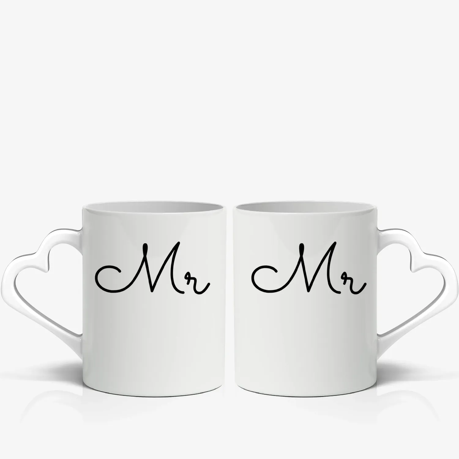2 tasses avec nom - Mr et Mr