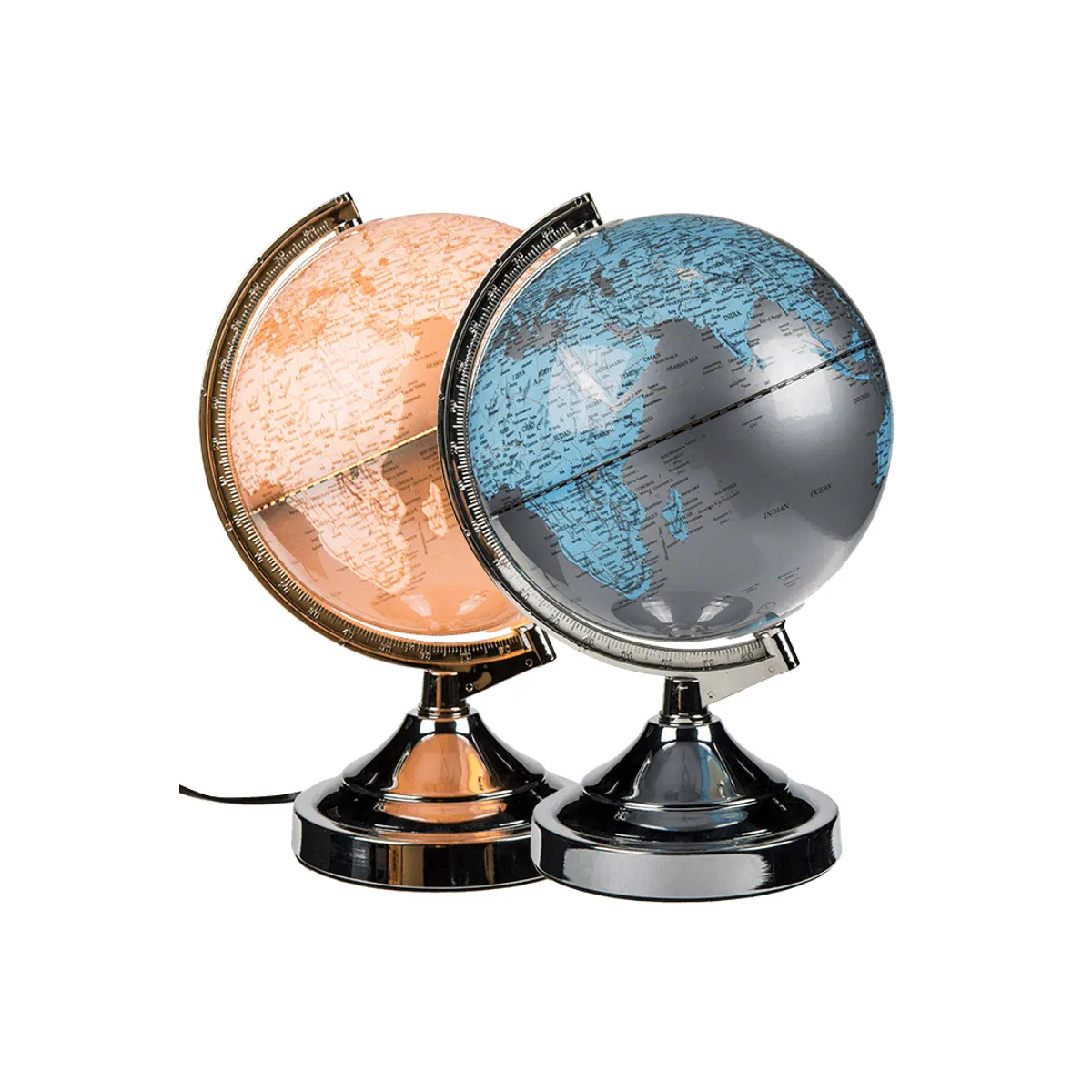 Globe lumineux tactile