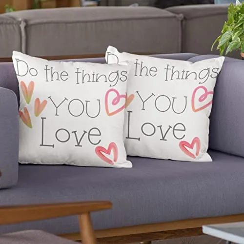 Coussin do the things you love
