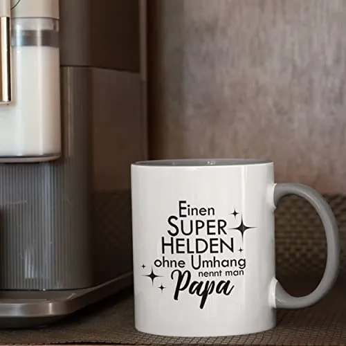 Mug imprimé | Les super-héros sans cape s'appellent papa