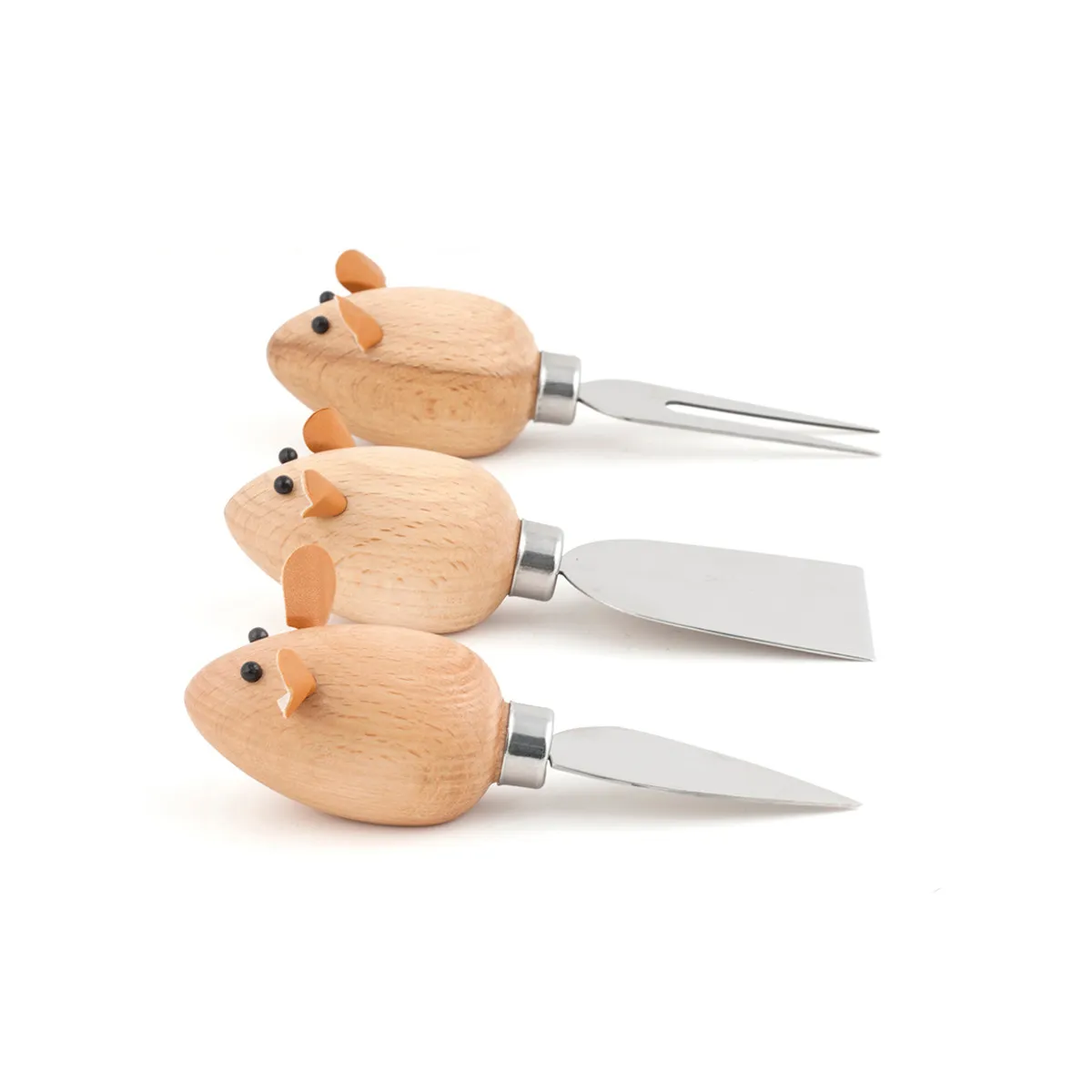 Set de couteaux à fromage souris