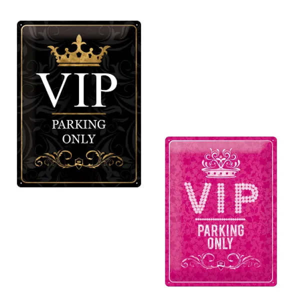 Grande plaque en tôle VIP-Parking only
