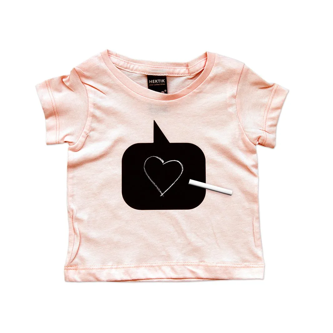 T-shirt de table bébé - abricot