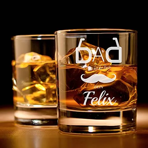 Verre à whisky avec gravure Cool Dad