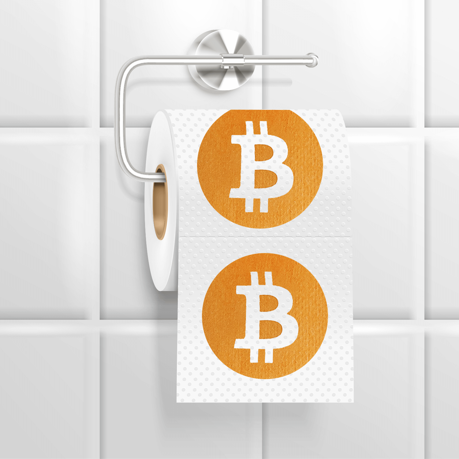 Papier toilette Bitcoin