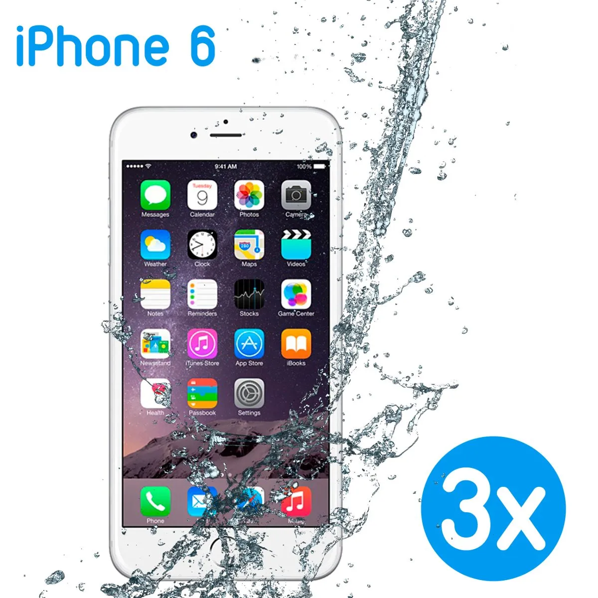 3 x étui de protection pour téléphone portable pour iPhone 6