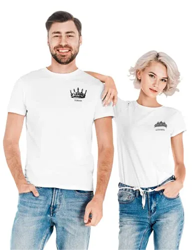 T-shirt roi et reine M