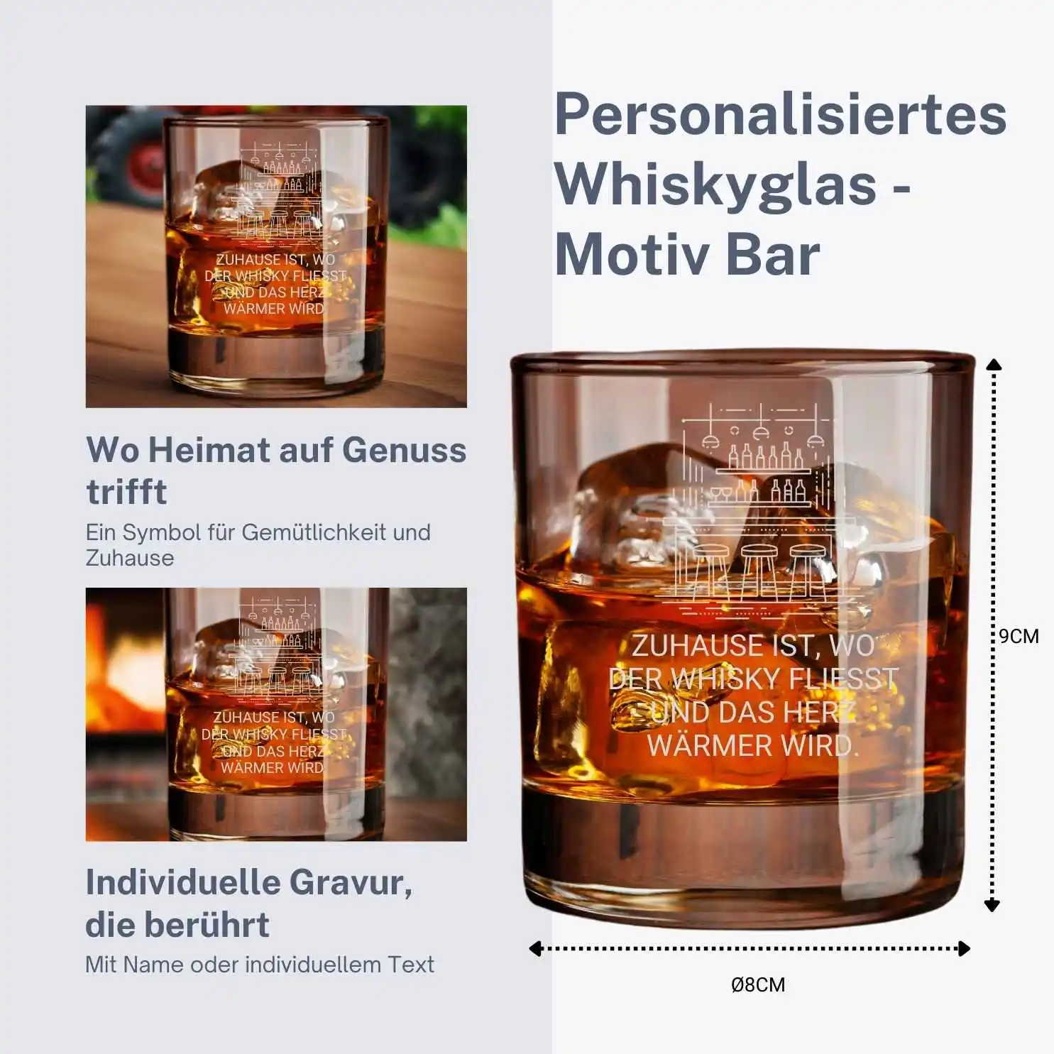 Verre à whisky personnalisé - Bar Design Gravure