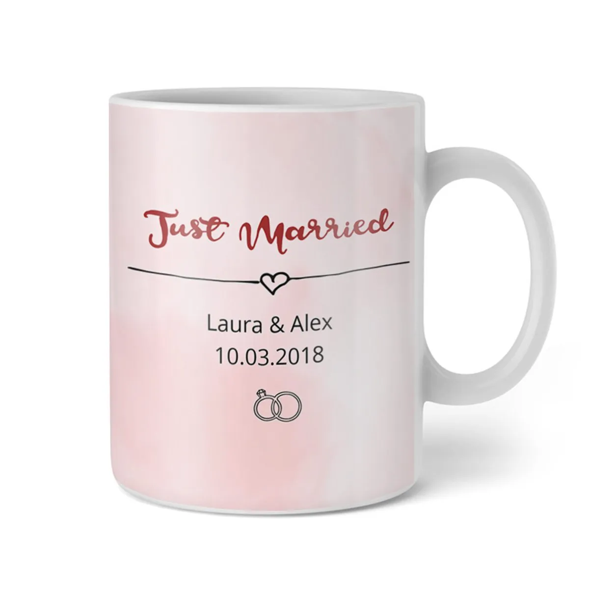 Mug personnalisable - Just Married
