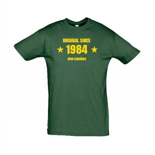 T-shirt homme Original since vert-XL