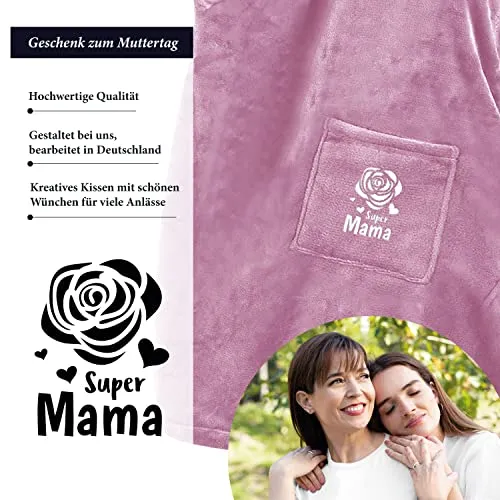 Hoodie Blanket - Super Maman