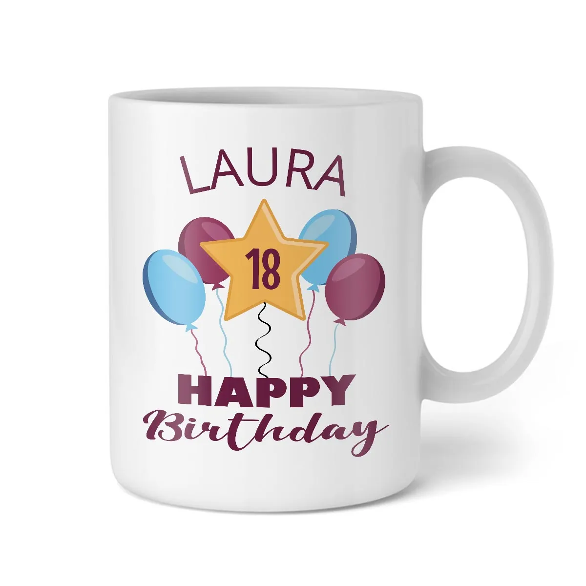 Mug personnalisable - Happy Birthday