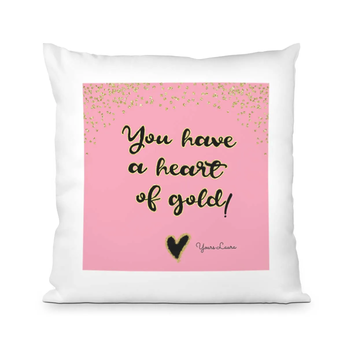 Coussin personnalisable - Heart of gold