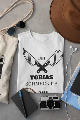 T-shirt "Bei Dir schmeckts am Besten" (Chez toi, c'est le meilleur) M